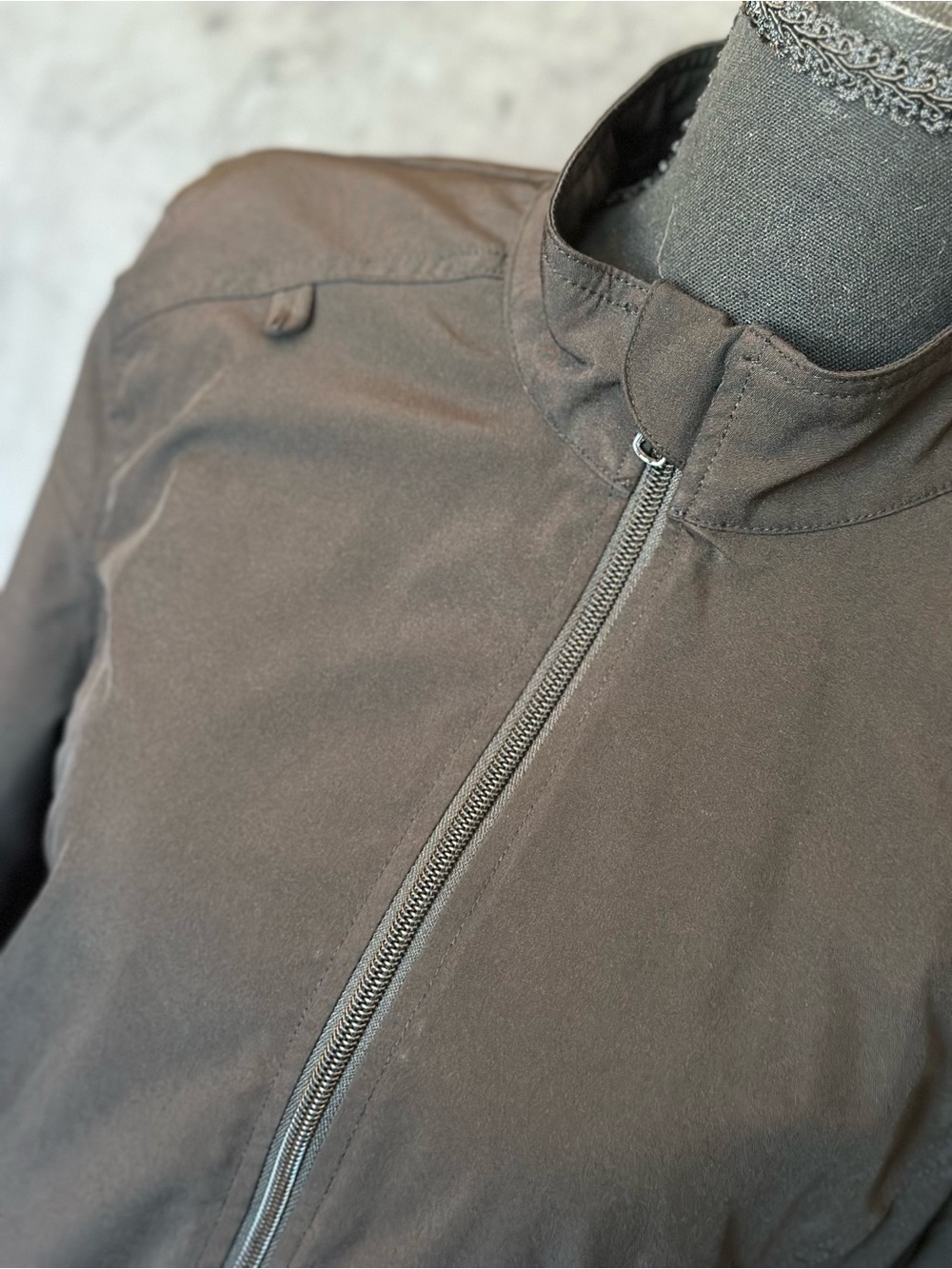Monarch Uniforms Women's Black Full Zip Jacket w/ Pockets Mid-Length Size M